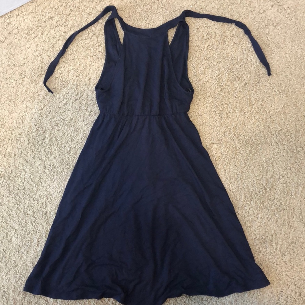 Navy cotton dress